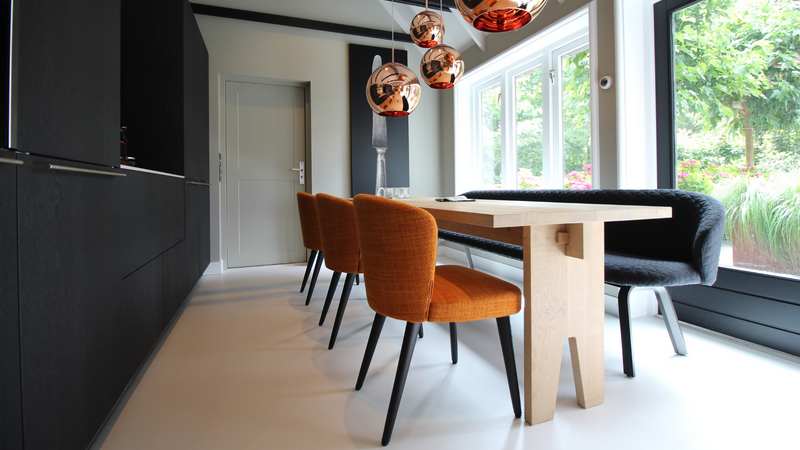 PU Gietvloer met rustige betonlook-Motion gietvloeren-Gietvloer,Keuken-PU Gietvloer met rustige betonlook-OBLY