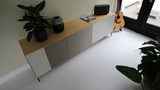 PU Gietvloer met rustige betonlook-Motion gietvloeren-Gietvloer,Keuken-PU Gietvloer met rustige betonlook-OBLY