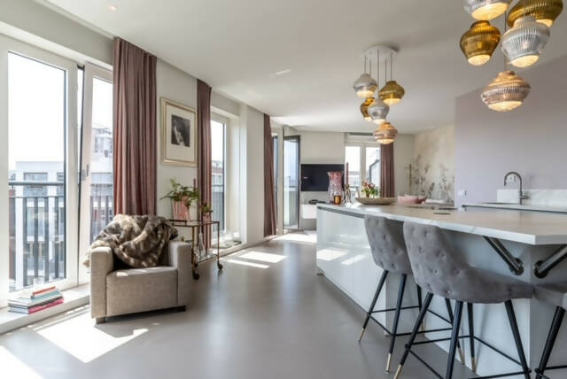 Penthouse met prachtig interieur-Huisvanbinnen-Woonkamer-Penthouse met prachtig interieur-OBLY