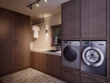 Project Sint- Oedenrode-Brobbel Interieur-badkamer,toilet,woonkamer-Landelijke woning met moderne accenten | 3D ontwerp & uitvoering-OBLY
