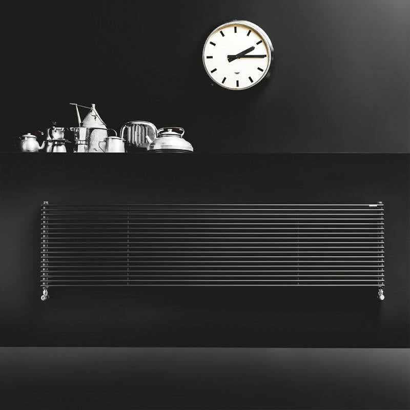 Ravenna - H-Instamat-design radiator modern,design verwarming woning,moderne radiator woonkamer,Radiator,radiator interieur stijlvol,radiator met hoge warmteafgifte,radiator met smalle buizen,strakke radiator design,verticale radiator zwart,wandradiator minimalistisch-Ravenna - H-OBLY