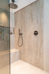 Renovatie gedateerde jaren 70 woning-Studio Thirty Two-Interieur-Modern maatwerk interieur | Luxe keuken en woonkamer-OBLY