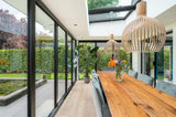 Ruime serreaanbouw met brede vouwwand-Busscher Serrebouw-Aanbouw,Uitbouw-Ruime serreaanbouw met brede vouwwand-OBLY