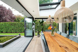 Ruime serreaanbouw met brede vouwwand-Busscher Serrebouw-Aanbouw,Uitbouw-Ruime serreaanbouw met brede vouwwand-OBLY