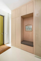 Ruimteverdeler kast-INGE BOUMAN INTERIEUR | ARCHITECTUUR-woonkamer-Maatwerk Ruimteverdeler Kast – Slimme Opbergruimte in Minimalistisch D-OBLY