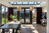 Schilddak in een stijlvolle eetkamer-De Lichtstraat Expert-Uitbouw-Schilddak in een stijlvolle eetkamer-OBLY