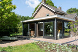 Serre aanbouw met glazen schuifpui-De SerreSpecialist-Aanbouw-Serre aanbouw met glazen schuifpui-OBLY