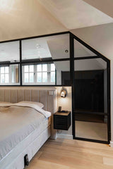 Slaapkamer met badkamer en suite-Auk Interiors-Badkamer,badkamer en suite,Badkamer inspiratie,luxe badkamer,maatwerk badkamer,Slaapkamer,slaapkamer met badkamer-Slaapkamer met badkamer en suite | Luxe maatwerk-OBLY