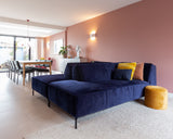 Slimme maatwerkoplossingen in een moderne gezinswoning-oker&goud-boekenkast op maat,kleur- en materiaaladvies,modern interieur,moderne woning,open leefruimte,terrazzo,trapmeubel,woonkeuken-Moderne gezinswoning met maatwerk interieur | OKER&GOUD-OBLY