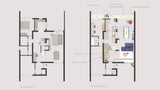 Slimme maatwerkoplossingen in een moderne gezinswoning-oker&goud-boekenkast op maat,kleur- en materiaaladvies,modern interieur,moderne woning,open leefruimte,terrazzo,trapmeubel,woonkeuken-Moderne gezinswoning met maatwerk interieur | OKER&GOUD-OBLY