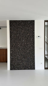 Statement piece: Natuurlijke wandbekleding mosselschelpen-Viveau - fine wall design-woonkamer-Mosselschelpen Wand | Tijdloze Eyecatcher bij Renovatie-OBLY
