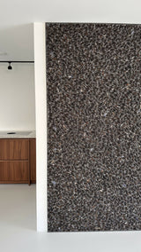 Statement piece: Natuurlijke wandbekleding mosselschelpen-Viveau - fine wall design-woonkamer-Mosselschelpen Wand | Tijdloze Eyecatcher bij Renovatie-OBLY