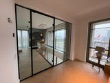 Stijlvol maatwerk glazen vide-OBLY-Glazenwand-OBLY