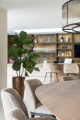 Stijlvolle luxe keuken en sfeervolle eethoek in Badhoevedorp-Studio Broersen-Keuken-Stijlvolle luxe keuken en sfeervolle eethoek -OBLY
