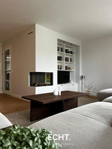 Stijlvolle renovatie van een comfortabele woonkamer-ECHT. in- en exterieurontwerp.-comfortabele woonkamer,Interieur inspiratie,Interieurontwerp,maatwerk meubilair,moderne woonkamer,natuurlijke materialen,stijlvolle renovatie,twee-onder-een-kapwoning,warme tinten,Woonkamer-Stijlvolle renovatie van een comfortabele woonkamer | ECHT. ontwerp-OBLY
