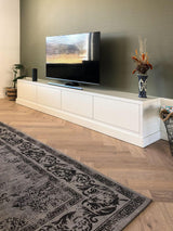 Stijlvolle wandmeubels op maat voor de woonkamer-JJ interieurs-kastenwand woonkamer,luxe tv meubel,maatwerk wandkast,modern wandmeubel,tv meubel op maat,wandmeubel op maat,woonkamer kast op maat-OBLY
