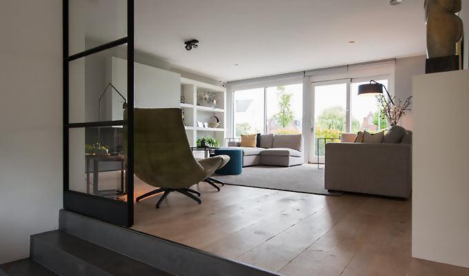 Stijlvolle woonvilla-Brobbel Interieur-Woonkamer-Woonvilla Rotterdam | Sfeervolle Totaalinrichting met Luxe Details-OBLY