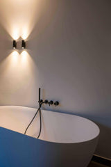 Strakke minimalistische badkamer-Wolfs Interieur-Badkamer,luxe badkamer,minimalistisch,spa gevoel,strak design-Strakke minimalistische badkamer-OBLY