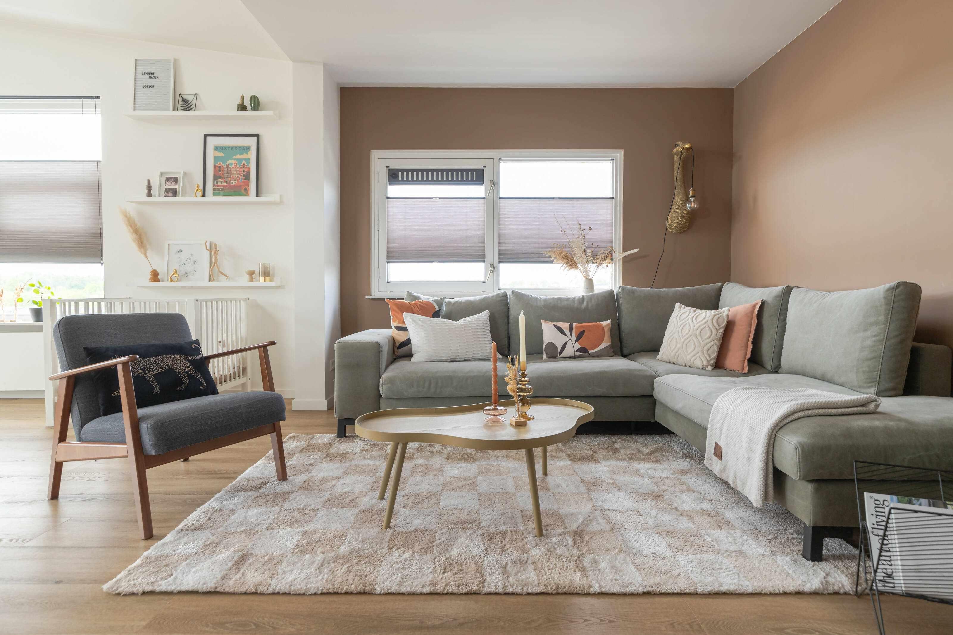 Totaalrenovatie jaren ’90 appartement-Flipd-appartement renovatie,jaren 90 appartement,modern interieur ontwerp,totaalrenovatie woning,Woonkamer-Totaalrenovatie jaren ’90 appartement-OBLY