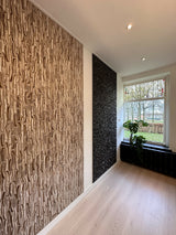 Uniek maatwerk karakteristieke woonboerderij-Viveau - fine wall design-handgemaakt,mosselschelpen,natuurlijke materialen,wandbekleding-wandbekleding van scheermessen en mosselschelpen-OBLY