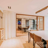 Uniek project in een kantoorpand-INDU DOORS-eikenhout,Entree,hal,kantoor,moderne afwerking,scheidingswand,trap-Uniek project in een kantoorpand-OBLY