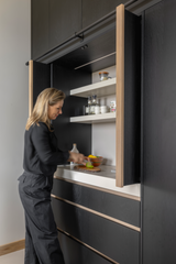 Urban vila met een vleugje hotel chic-INGE BOUMAN INTERIEUR | ARCHITECTUUR-design interieur,interieur ontwerp,Keuken,maatwerk meubel,maatwerk woonkamer,moderne woning inrichting,wandkast op maat,Woonkamer-Maatwerk wandkast en interieurontwerp | Interieur op maat-OBLY