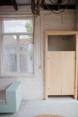 Van Slachthuis naar Vakantiehuis: Een Transformatie in 18m²-Kevin Caboor-Compact wonen,Creatief meubelontwerp,Interieur inspiratie,Kleine ruimte ontwerp,Tiny house design,Uniek interieur,Vakantiehuis,Vakantiehuis interieur-OBLY