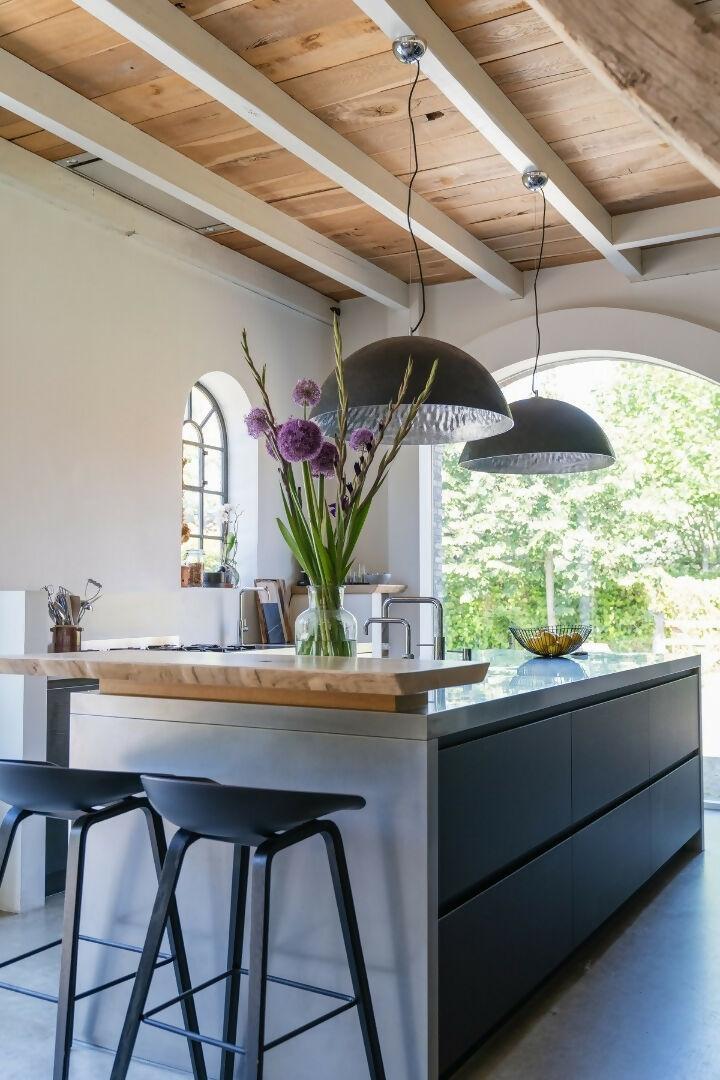 Van Stal tot Stijl-OBLY-keuken,woonkamer-Boerderijtransformatie Rotterdam – Tijdloos Familiehuis-OBLY