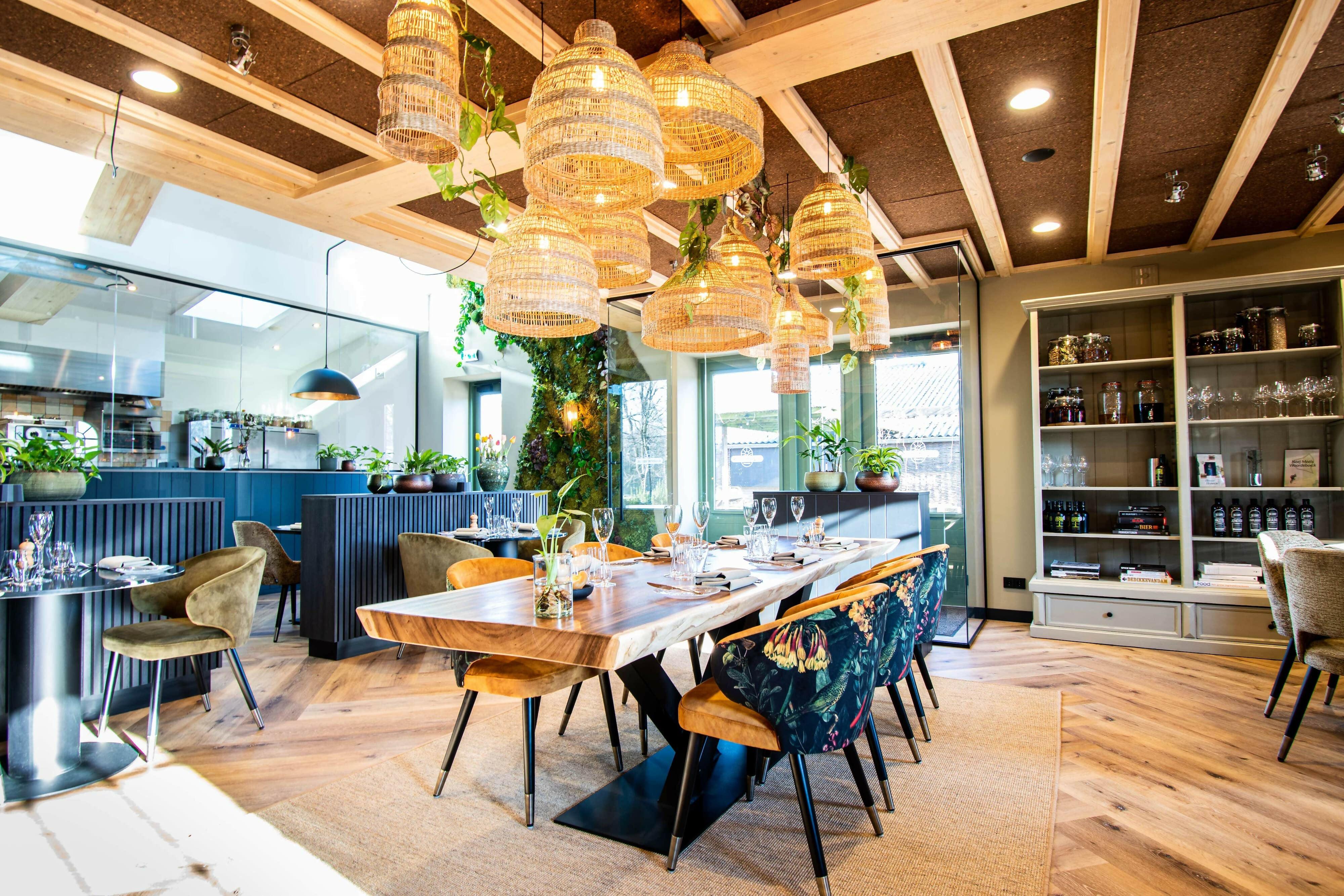 Verbouwing restaurant Gastendonk-Hout en Vorm-b2b,horeca inrichting op maat,horeca interieur inrichting,modern restaurant interieur,Restaurant,restaurant interieur design,restaurant met houten interieur,restaurant met moswand,sfeervol restaurant design- Verbouwing restaurant Gastendonk-OBLY