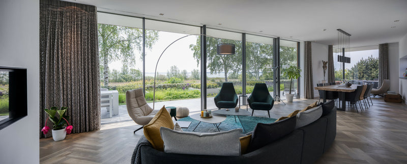 Villa Bergen op Zoom-KELLER minimal windows® by Kumasol-Glasdesign,glasspecialist-OBLY