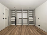 Volledige maatwerk kledingkast over complete wand-JJ interieurs-Inbouwkast,Interieurdesign,Kastwand,Maatwerk kast,Slaapkamer,Wandkast-Maatwerk kledingkast wandvullend | Luxe inbouwkast-OBLY
