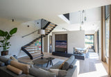 Woning met stalen trap-Architect eigen huis-Entree/Hal/Trap-Bijzondere Langgerekte Woning-OBLY