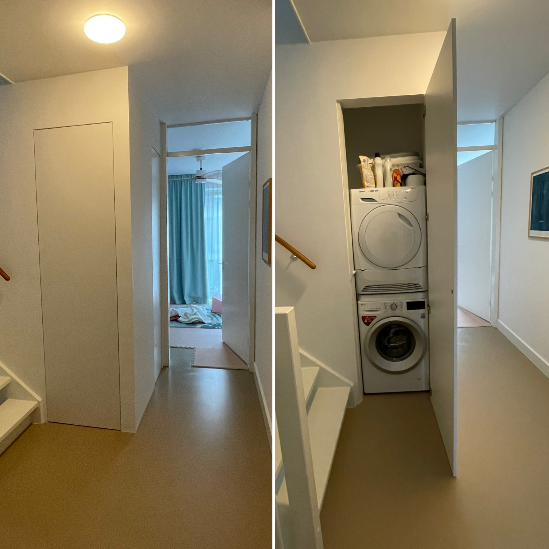 appartement met open keuken en kookeiland-lin design-boog-architectuur,boog-nis,design-roomdivider,houten-roomdivider,interieur-architectuur,kast-op-maat,maatwerk-interieur,maatwerk-kast,maatwerk-roomdivider,open-kastenwand,roomdivider-met-boog,woonkamer-interieur-OBLY