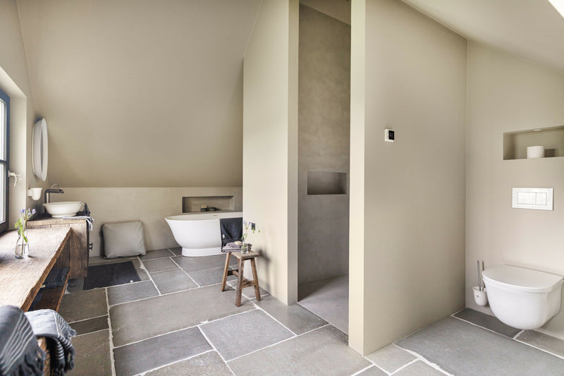 landelijke boerderijwoning-Brobbel Interieur-keuken,woonkamer-Stoer en landelijk interieur voor vrijstaande boerderij-OBLY