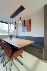 Split-level woning met maatwerk interieur