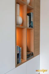 open haard in mooie woonkamer-Hooijer-design haard woonkamer,gashaard interieur,haard,haard met tv meubel,hoekhaard,moderne haard,woonkamer-Open haard in mooie woonkamer-OBLY