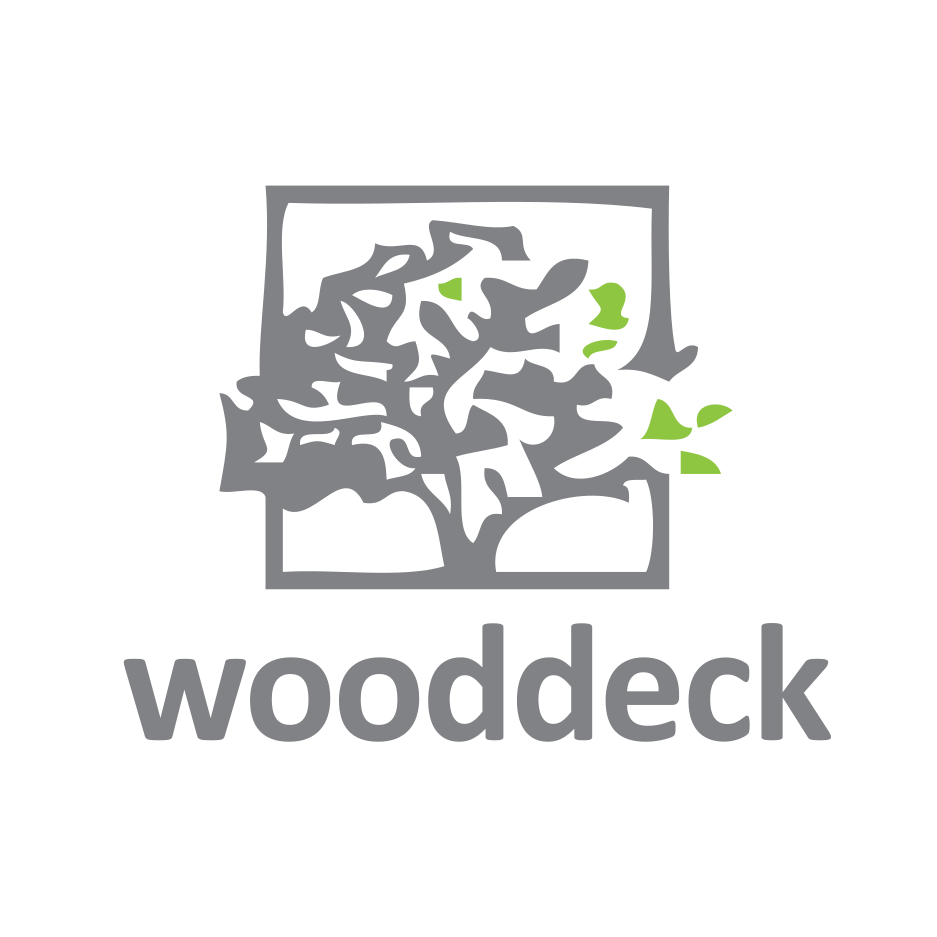 Logo van Wooddeck, exclusief importeur van Millboard terrasvloeren, vlonders en gevelbekleding in Nederland.