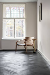 3 dubbele Zwart Eiken visgraatvloer-Vloerenhuis Amsterdam-Eetkamer-OBLY