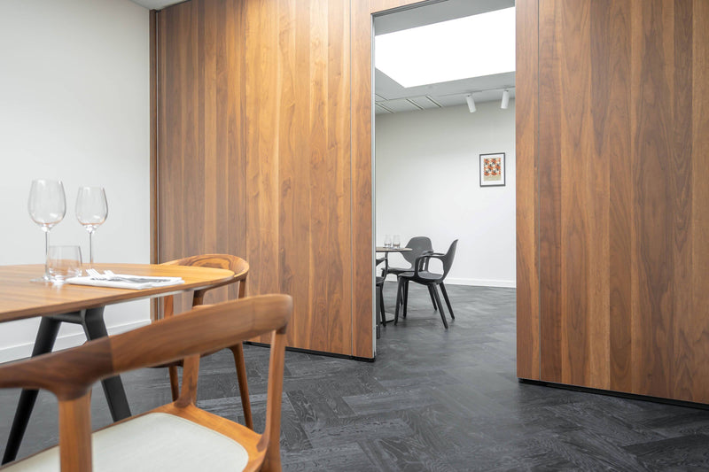 3 dubbele Zwart Eiken visgraatvloer-Vloerenhuis Amsterdam-Eetkamer-OBLY