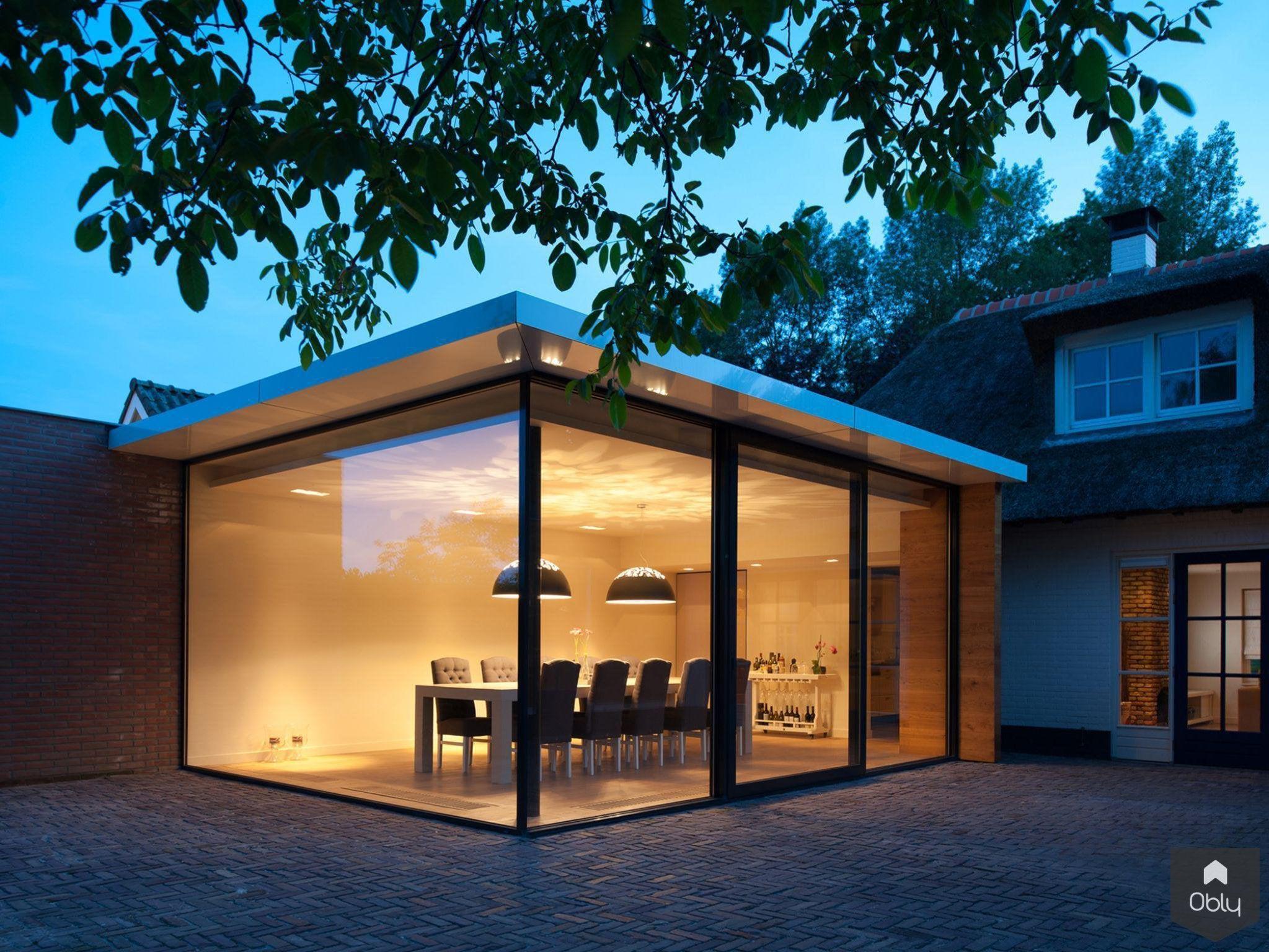 Aanbouw Tuinkamer-Jan Couwenberg Architectuur-Aanbouw,alle,architectuur aanbouw woning,glazen aanbouw woning,moderne tuinkamer,transparante aanbouw,tuin kamer uitbreiding,tuinkamer aanbouw,tuinkamer ontwerp-OBLY