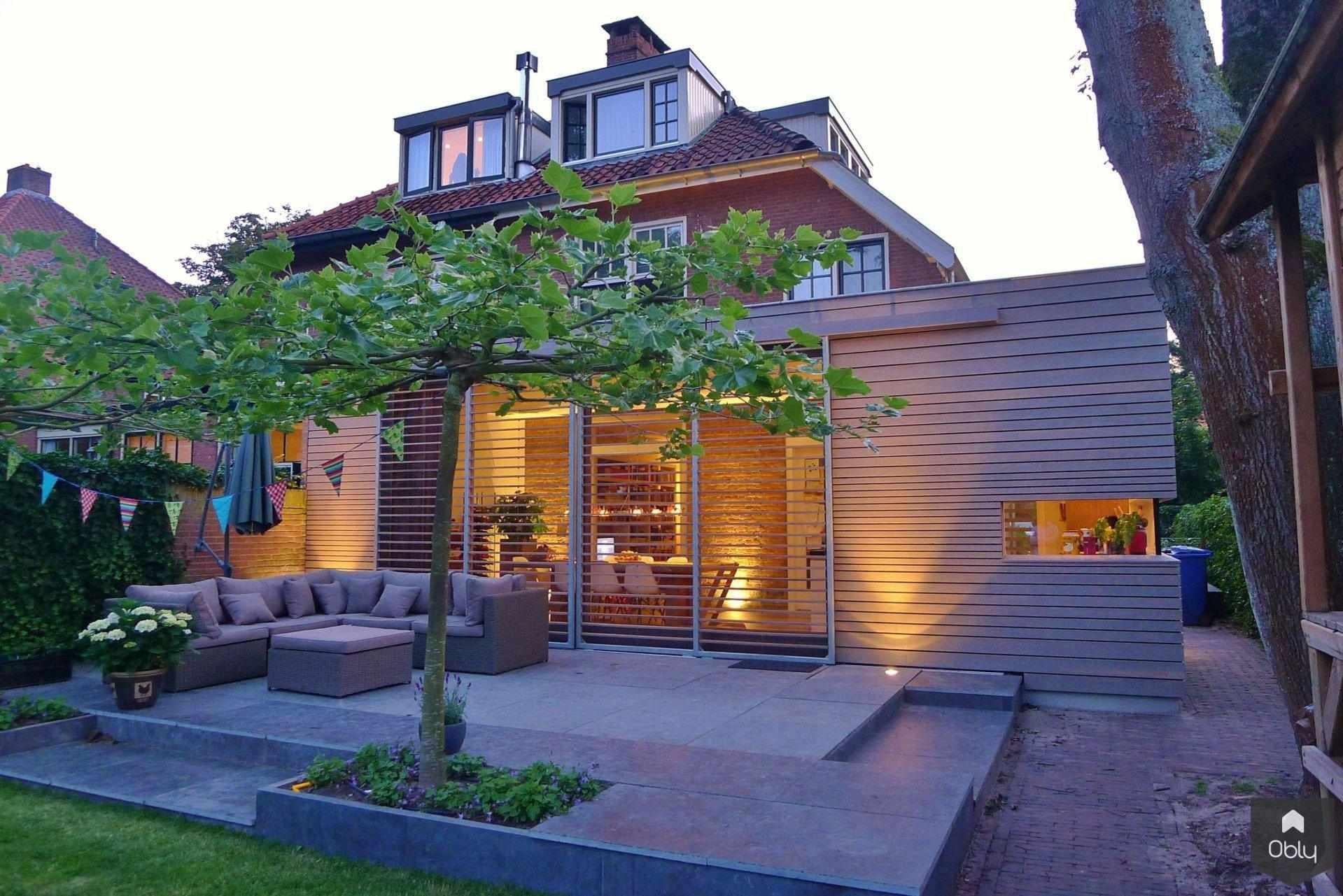 Aanbouw bekleed met hout-LOTarchitectuur-Aanbouw,alle,houten aanbouw,houten gevel,moderne aanbouw woning,woning uitbreiding-OBLY