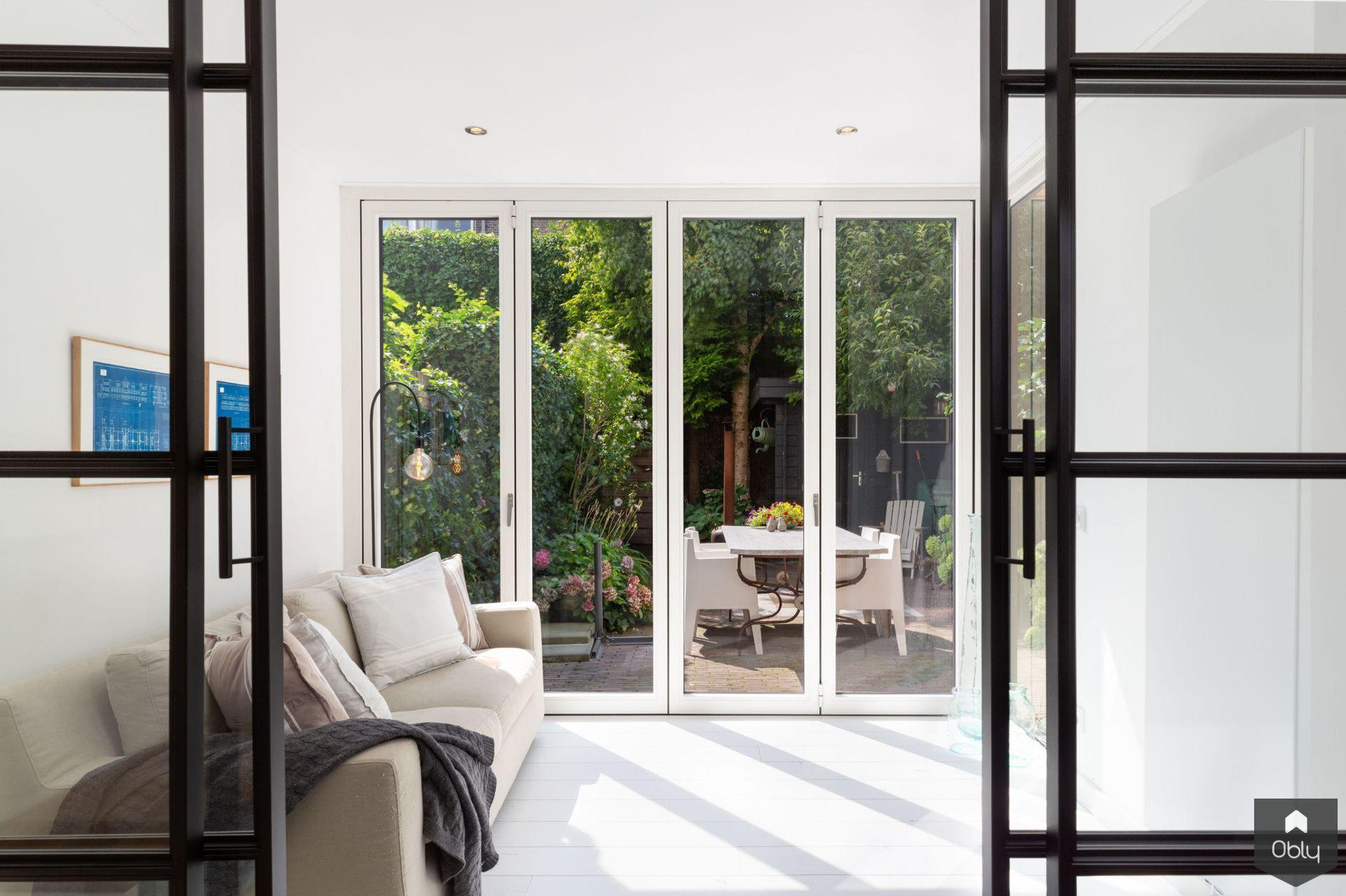Aanbouw stadswoning-Busscher Serrebouw-Aanbouw,aanbouw met overkapping,aanbouw met plat dak,alle,stalen pui woning,uitbouw woonkamer,woning uitbouw-OBLY