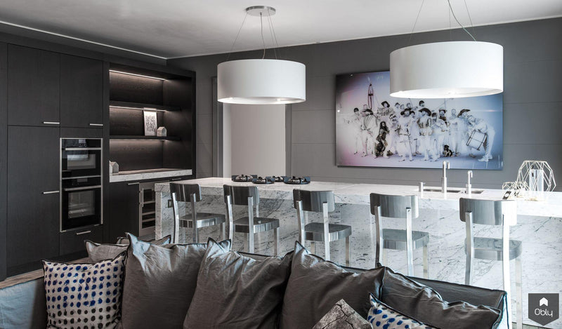 Afzuiglamp in combinatie met lamp-Wave-alle,Keuken-OBLY