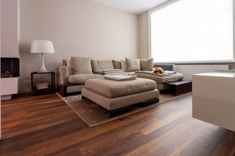 Amerikaans noten stroken tapis-OBLY-alle,Houten vloer,Parketvloer,woonkamer-Amerikaans noten stroken tapis vloer-OBLY