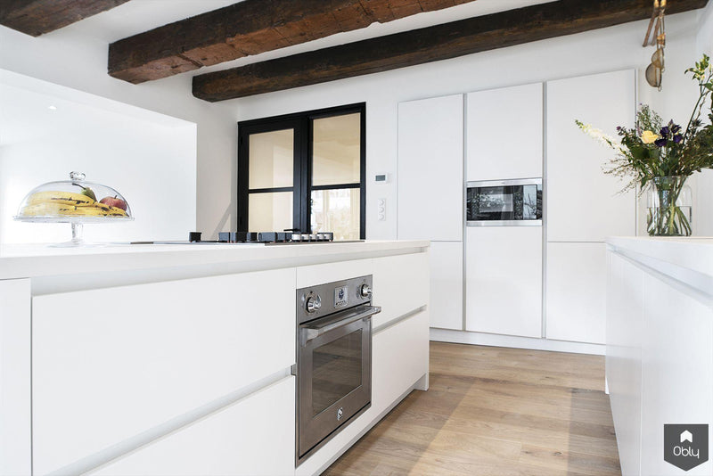 Arctic White keuken grachtenpand-Kitchenstudio-alle,Keuken-OBLY