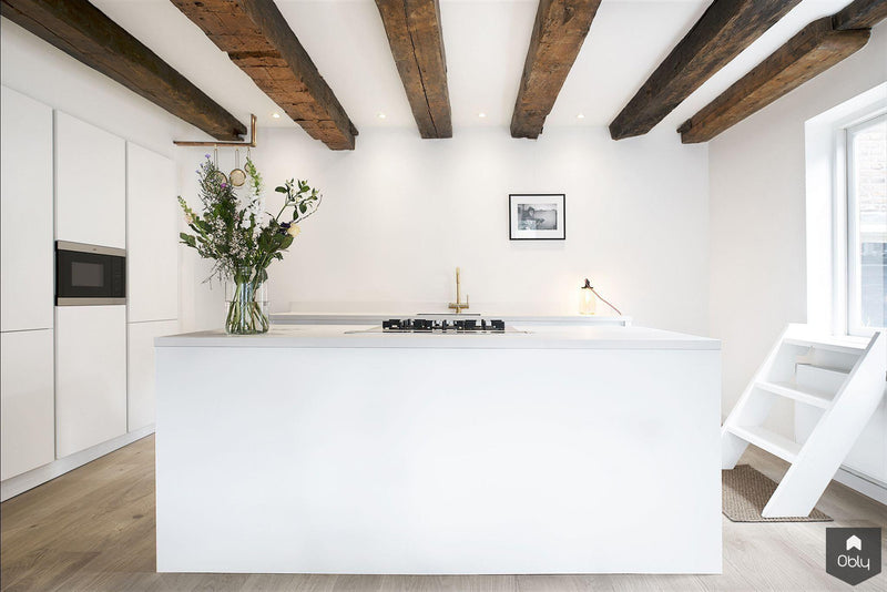 Arctic White keuken grachtenpand-Kitchenstudio-alle,Keuken-OBLY