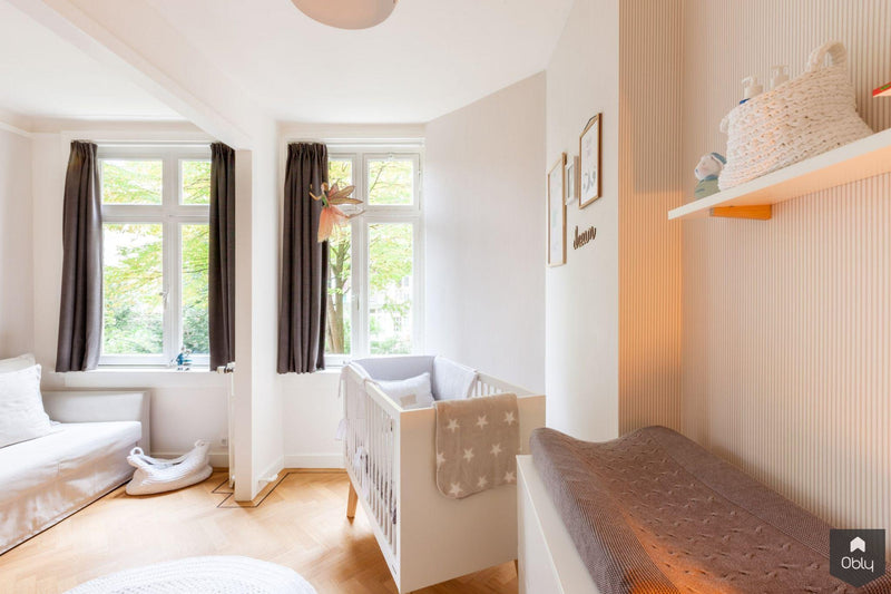 Babykamer in Appartement Amsterdam Oud-Zuid-Aangenaam Interieuradvies-alle,Kinderkamer-OBLY