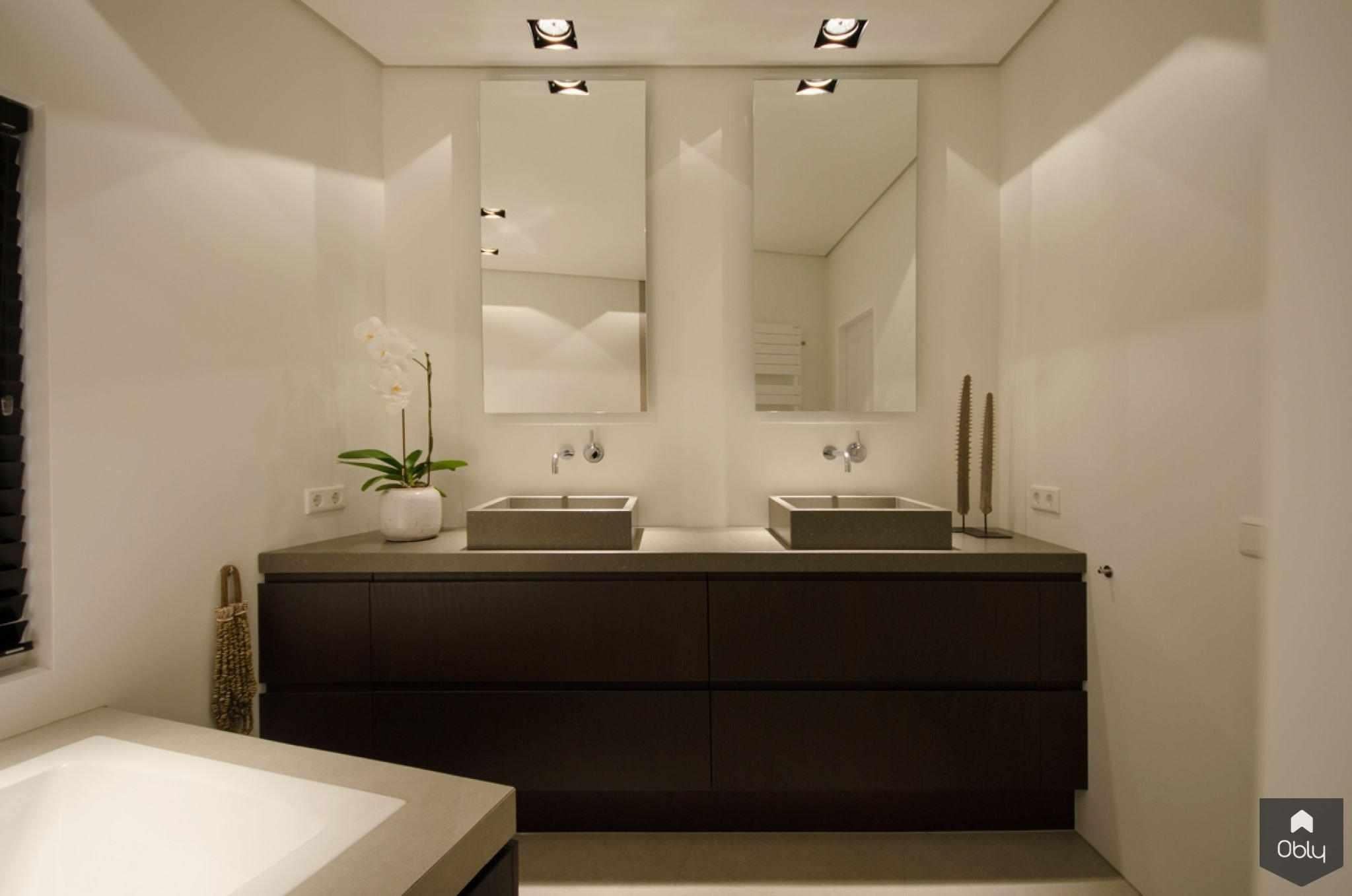 Badkamer Deluxe-Grego Design Studio-alle,Badkamer,badkamer renovatie,badkamer wellness,luxe badkamer,moderne inloopdouche,rustgevende badkamer,spa badkamer inspiratie,strakke badkamer inrichting,wellness interieur,zwarte mozaïek tegels-OBLY
