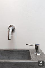 Badkamer met eikenhout en beton-Solidus Meubelen-alle,Badkamer-OBLY