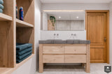 Badkamer met eikenhout en beton-Solidus Meubelen-alle,Badkamer-OBLY